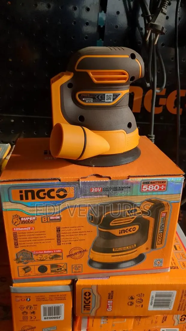 Ingco Cordless Random Orbit Sander · Photo 1