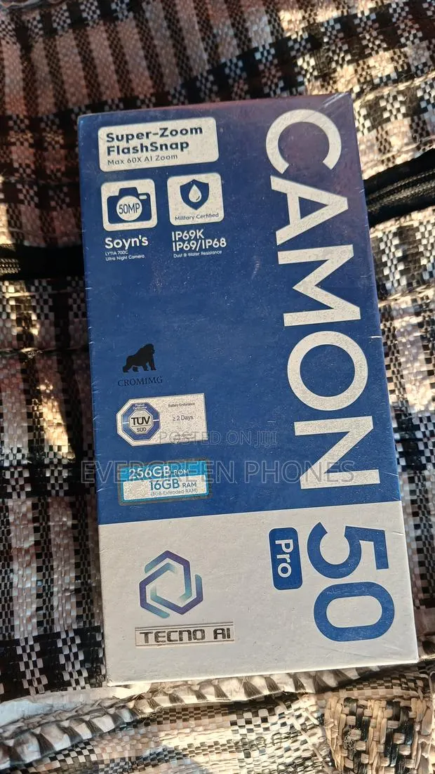 New Tecno Camon 50 Pro 256 GB Graphite · Photo 1