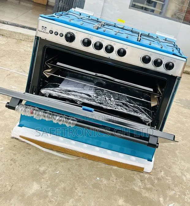 Available Nasco 5 Burner 90x60 Gas Cooker wI Grill [NASGC-AMG80S] · Photo 1
