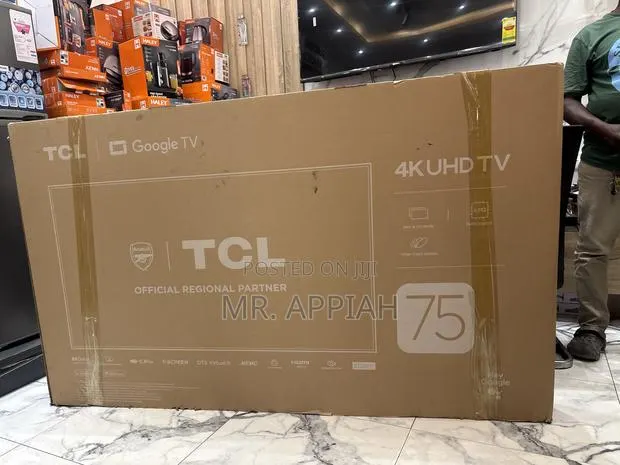 Super Affordable TCL 75” HDR Smart Frameless Google Television · Photo 1