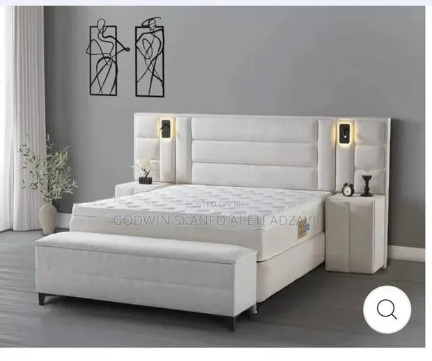 Queen Size Bed Frame and Mattress and Side Drawer Available · Photo 1