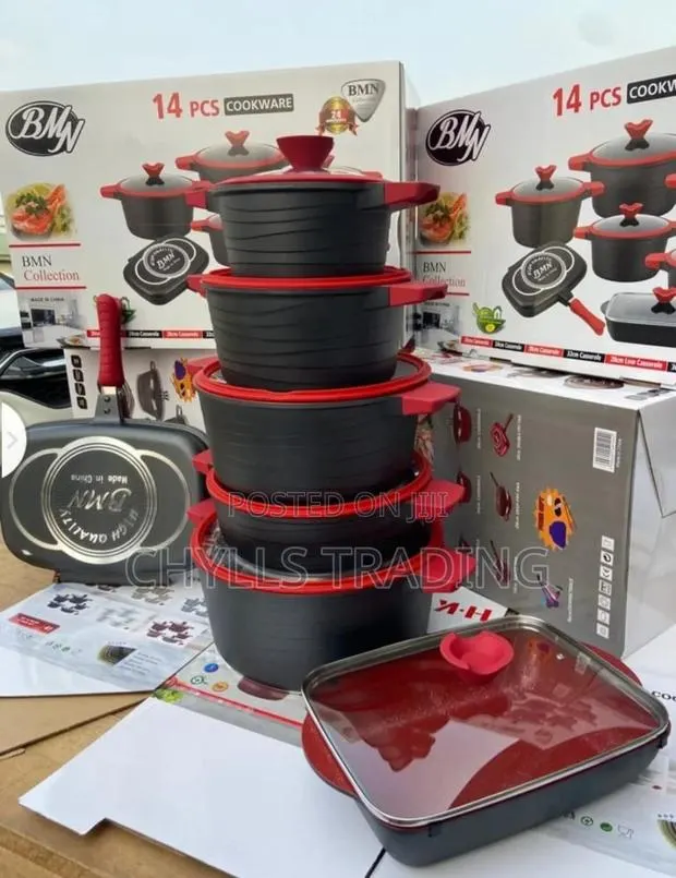 14pcs BMN Nonstick Cookware · Photo 1