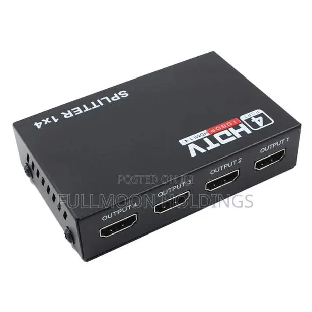 1 X 4 1080p HDMI Splitter(Black) · Photo 1