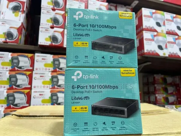 Tp-Link Ls106p 6-Port 10/100mbps Desktop Switch With 4-Port Poe+ · Photo 1