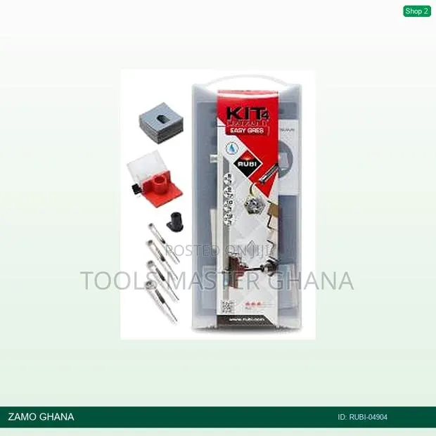 Kit 4 Brocas Easy Gres Bits 6, 8, 10 Y - Rubi-04904 · Photo 1