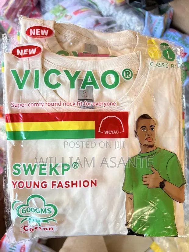 Unisex Vicyao Plain T Shirts · Photo 1