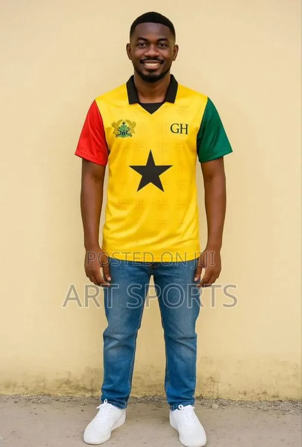 Ghana Blackstar Retro Jersey · Photo 1