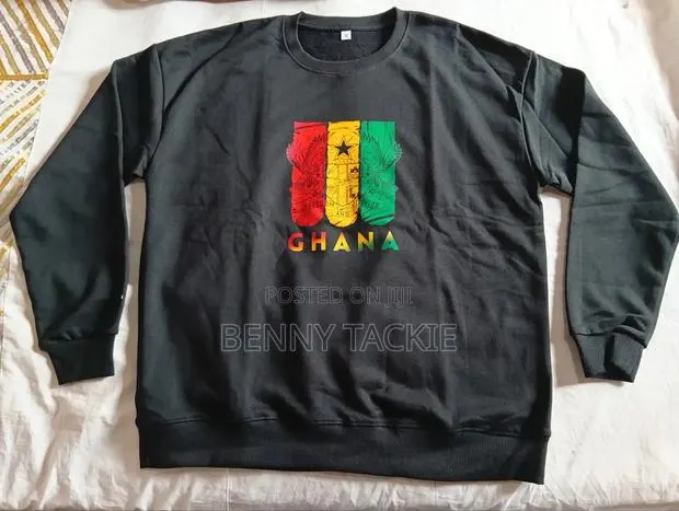 Heavy 100% Cotton Ghana Sweatshirt Long Sleeve · Photo 1