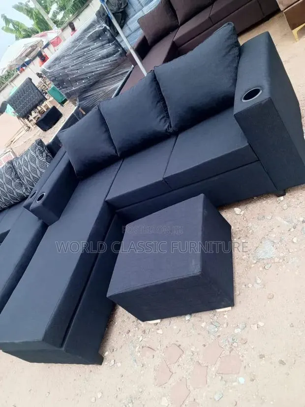 Luxury Modern L-Shaped Home Theater Sectional Sofa · Photo 1