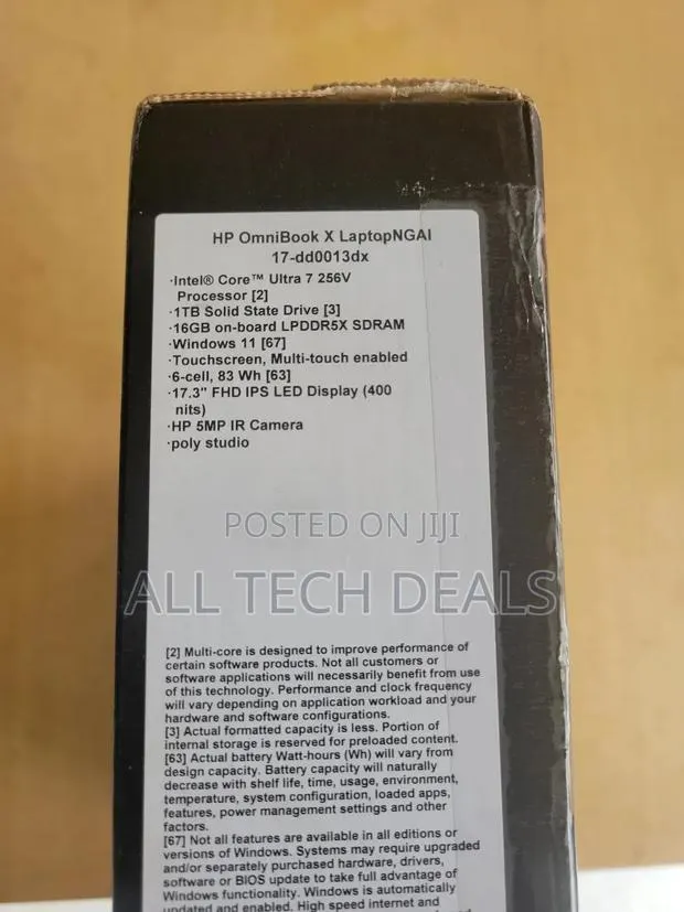 New Laptop HP 16GB Intel Core Ultra 7 SSD 1T · Photo 1