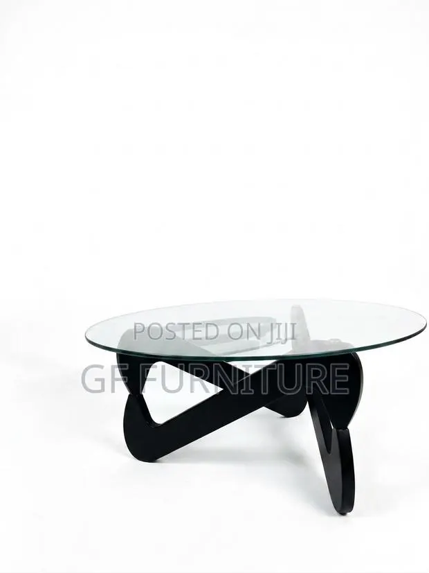 Glass and Wooden Center Table · Photo 1