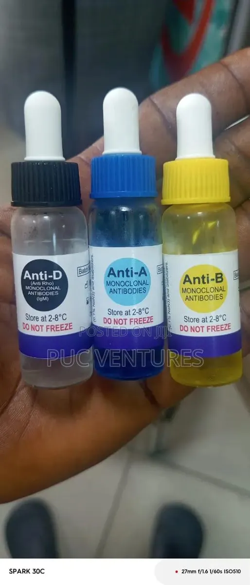 Blood Grouping Reagents (Anti-A,b&d) · Photo 1