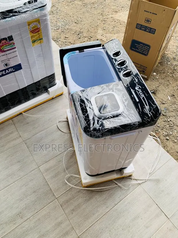 Authentic Sleek White Pearl 7kg Topload Twintub Semi · Photo 1