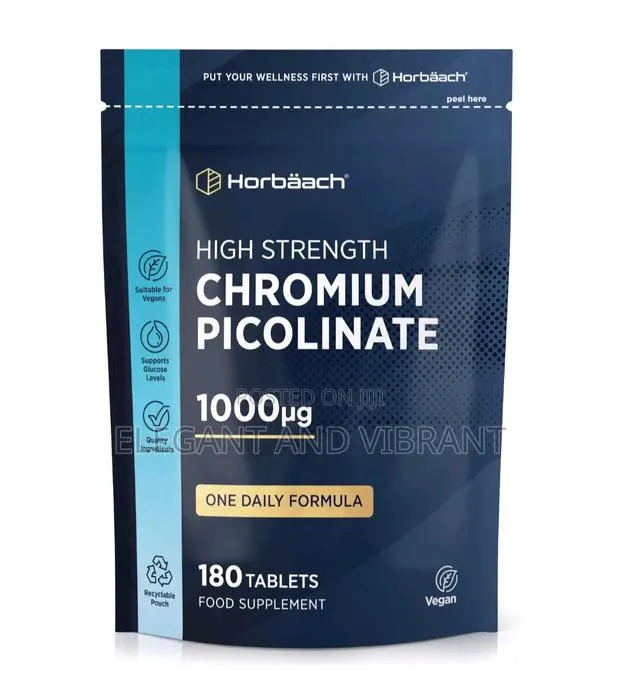 Chromium Picolinate 1000mcg,High Strength,180 Tablets · Photo 1