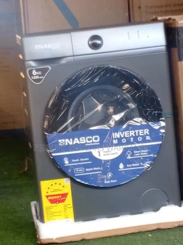 Premium Nasco 6kg Automatic Front Load Washing Machine · Photo 1