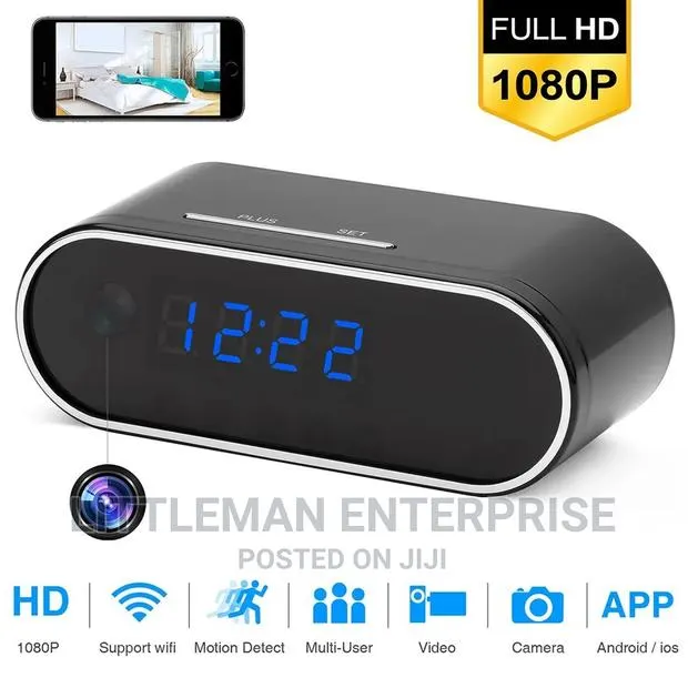 Spy Table Clock Camera Wifi · Photo 1