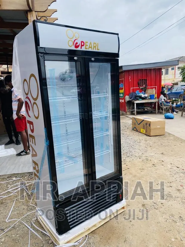 Energy Saving Pearl PVC 622-2b 500L 2 Door Display Fridge. · Photo 1