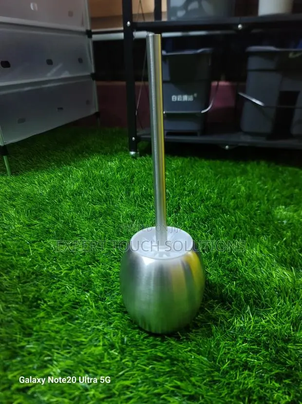 Stainless Toilet Brush and Holder · Photo 1
