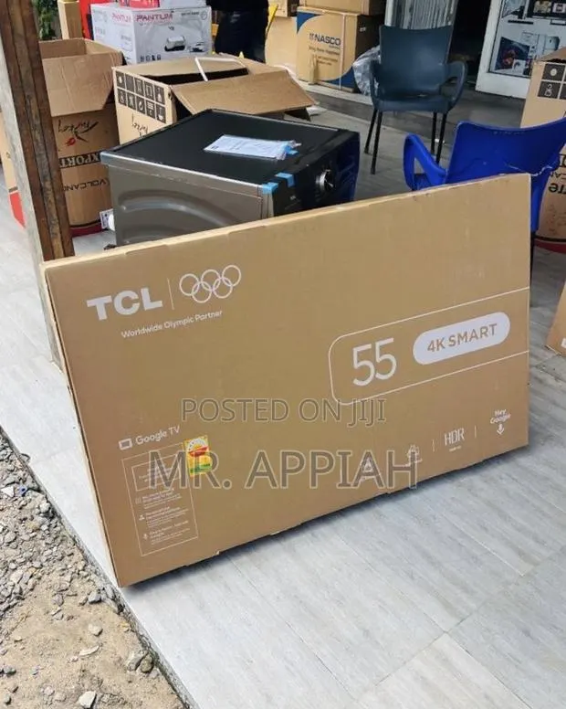 Original TCL 55 Inch Qled Smart Android Frameless Google TV · Photo 1