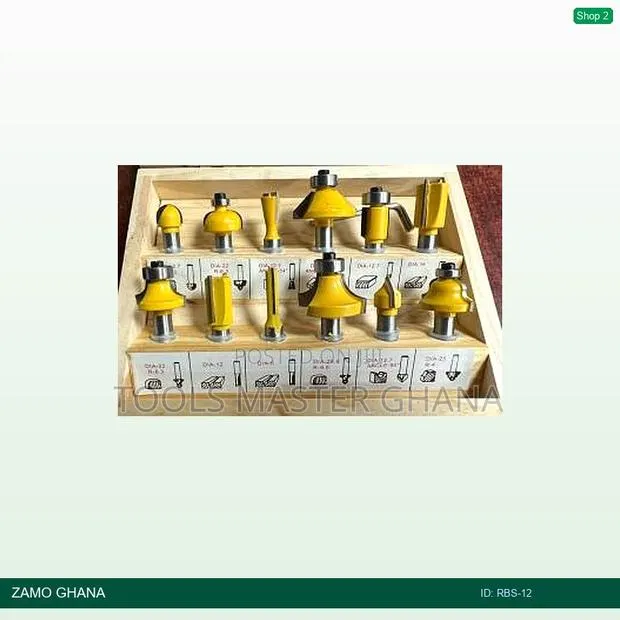Router Bit Set 12pcs Type 1 - RBS-12 · Photo 1