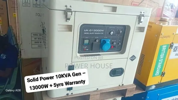 10kva Uk-D Generator – 13000w With 10kva Capacity, 5yrs Warranty · Photo 1