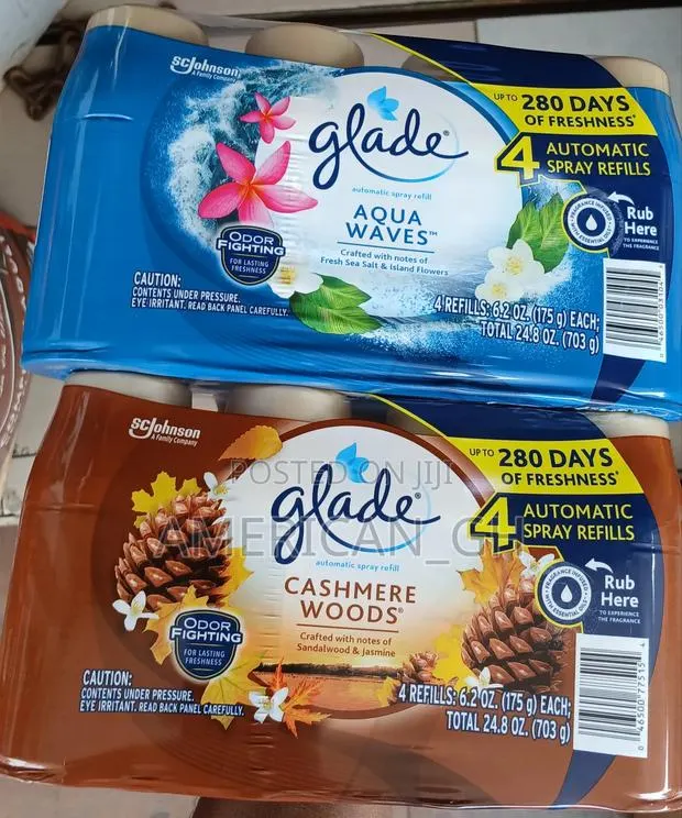 Glade Authomatic Refill, Cashmere Woods / Aqua Waves · Photo 1