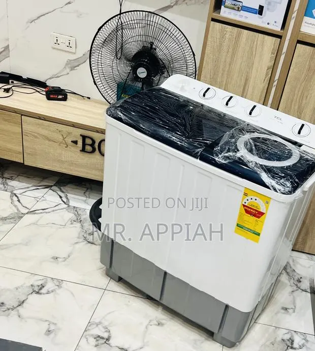 Buy Sleek TCL 10.5kg Semi-AutoMatic Washing Machine(White) · Photo 1