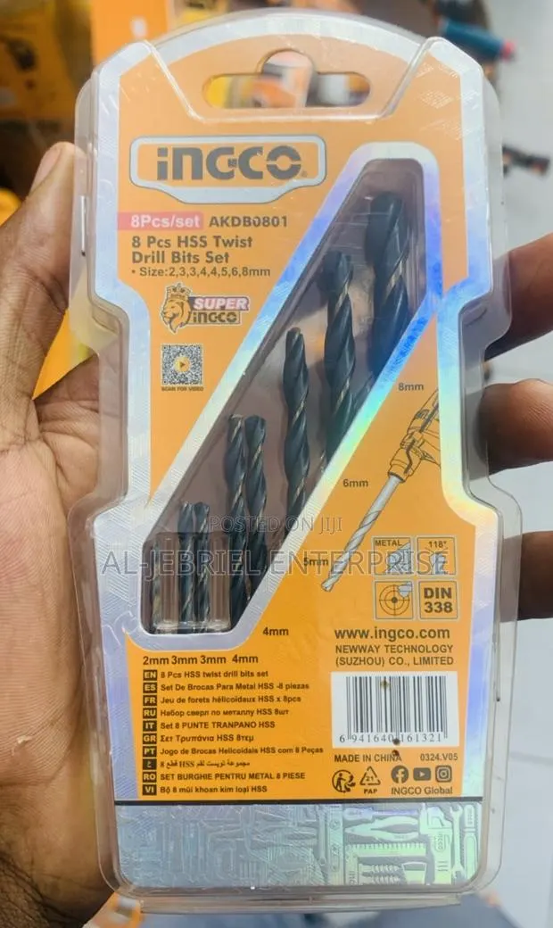 Metal Drill Bits 8pcs · Photo 1