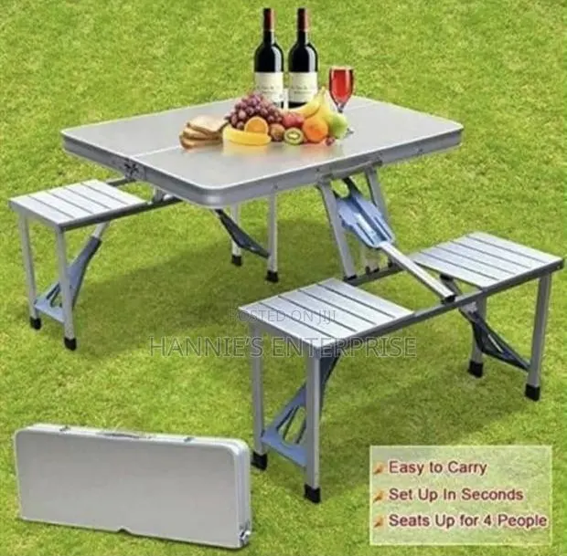 Aluminum Folding Picnic Table · Photo 1