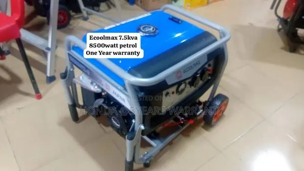 Ecoolmax Petrol 7.5kva 8500watt Generator Keystart 7.5kva · Photo 1