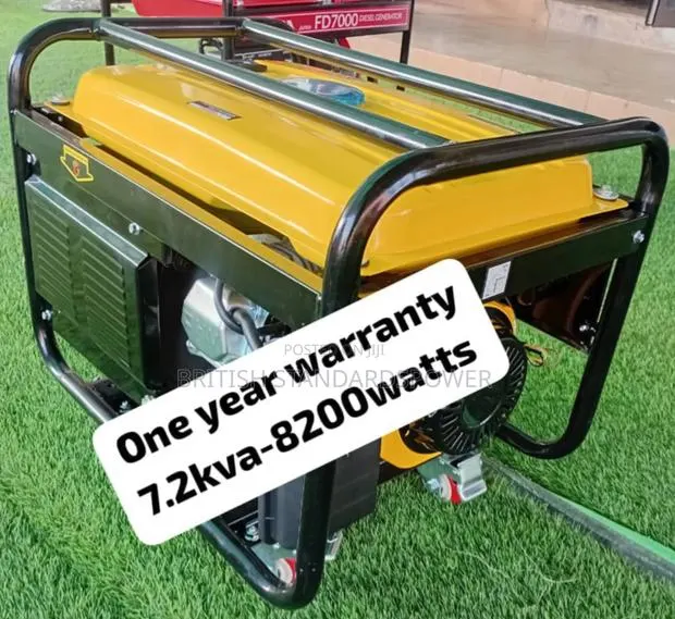 Emergency Power 7.2kva Petrol Generator · Photo 1