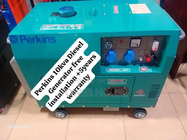 Energy Effecient Perkins Diesel Generator 10kva Silent · Photo 1