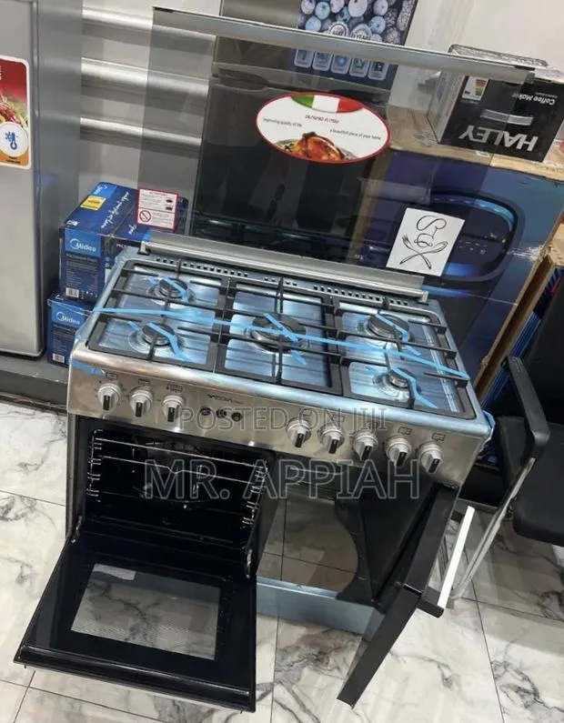 Efficient Classic Mediatech 5 Gas Burner Rotisserie Silver(Oven) · Photo 1
