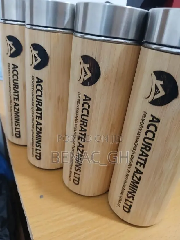 Bamboo Flask 500ml - Branded as Souvenirs Company Worker's · Photo 1