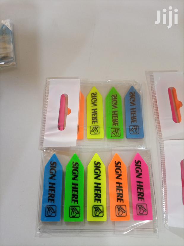 Indicated Tags(With Sign Here Inscription) · Photo 1