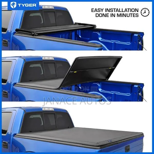 Tyger Auto T3 Soft Tonneau Cover Silverado/Sierra 150 250 300 F-150 · Photo 1