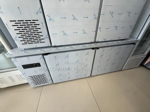 Commercial Stainless Steel Undercounted Freezer and Fridge 180cm · Photo 1