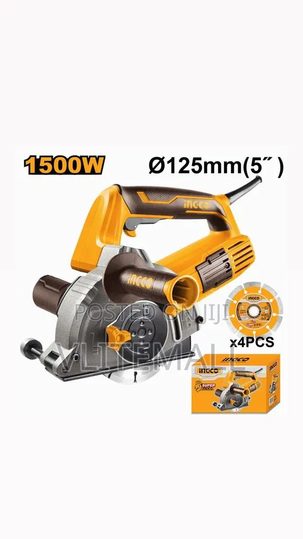 Concrete Wall Chaser Saw 125mm 1500w · Photo 1