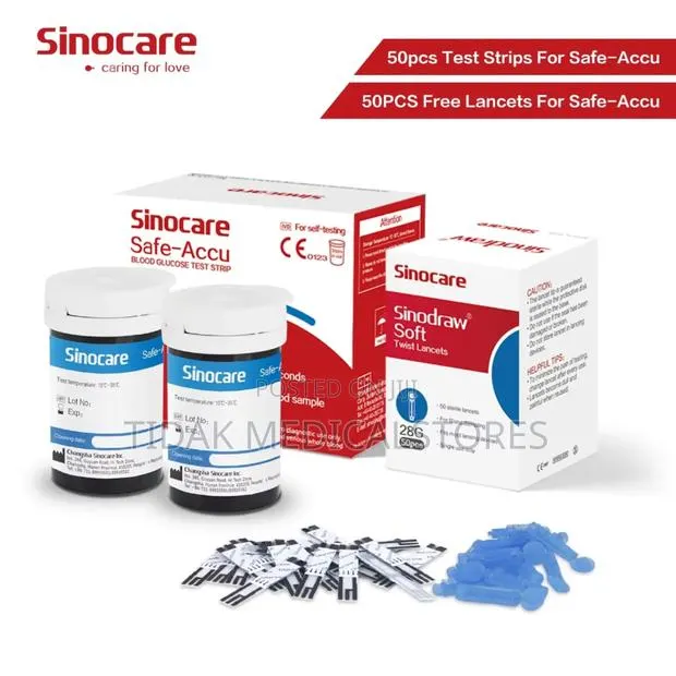 Glucose Strips (Sinocare Safe Accu) · Photo 1