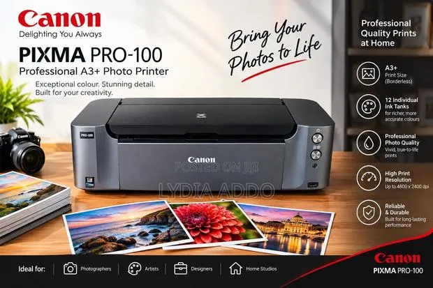 Canon PIXMA PRO-100 Printer · Photo 1
