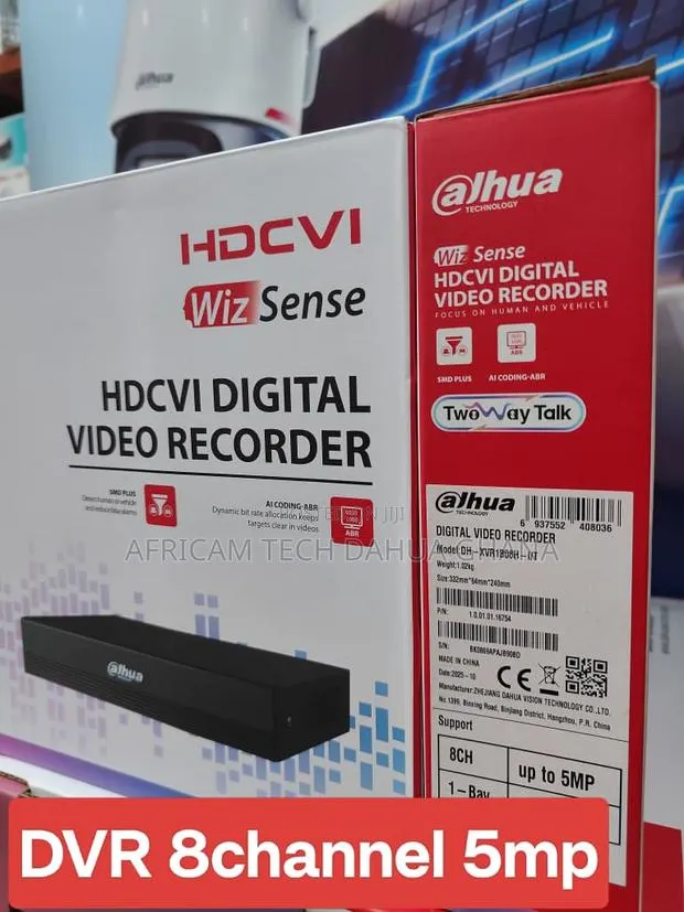 DVR - XVR 8CHANNEL 5MP tWO WAY TALK WizSense Digital Video Recorder · Photo 1