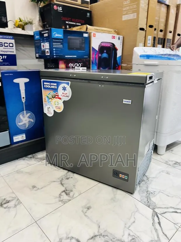 Get Unique Nasco Nas-230sk Single Door Chest Freezer(Gray)198l · Photo 1