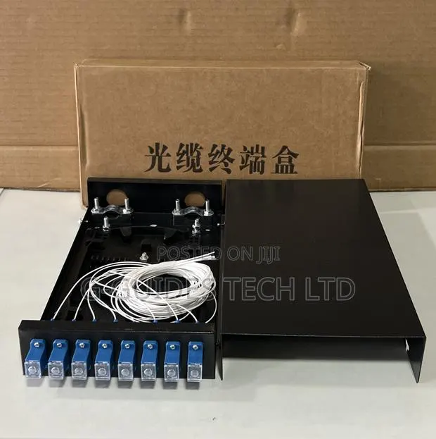 8-Port Fiber Odf With Sc Connector, 8port Fiber Patch Panel · Photo 1