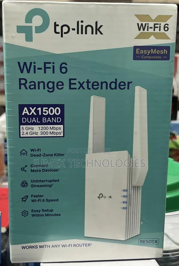 TP-Link Wifi 6 Range Extender Re505x · Photo 1