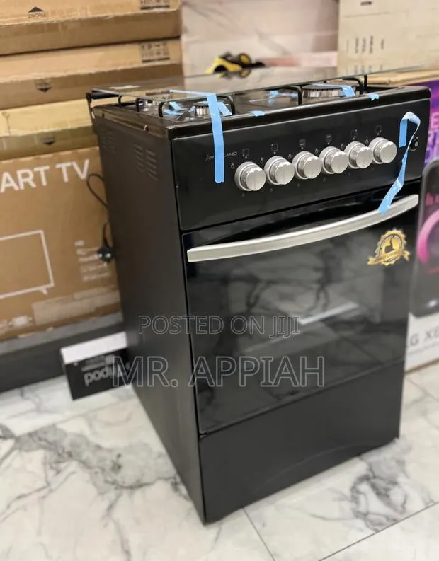 Extremely Adorable Volcano Gas Oven 4 Burner With Grill(Black) · Photo 1