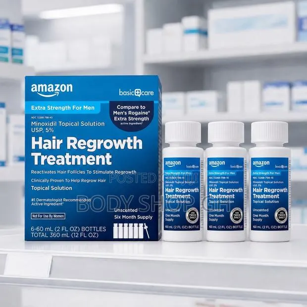 Amazon Minoxidil Hair Regrowth Solution for Hair and Beard - Kirkland · Photo 1