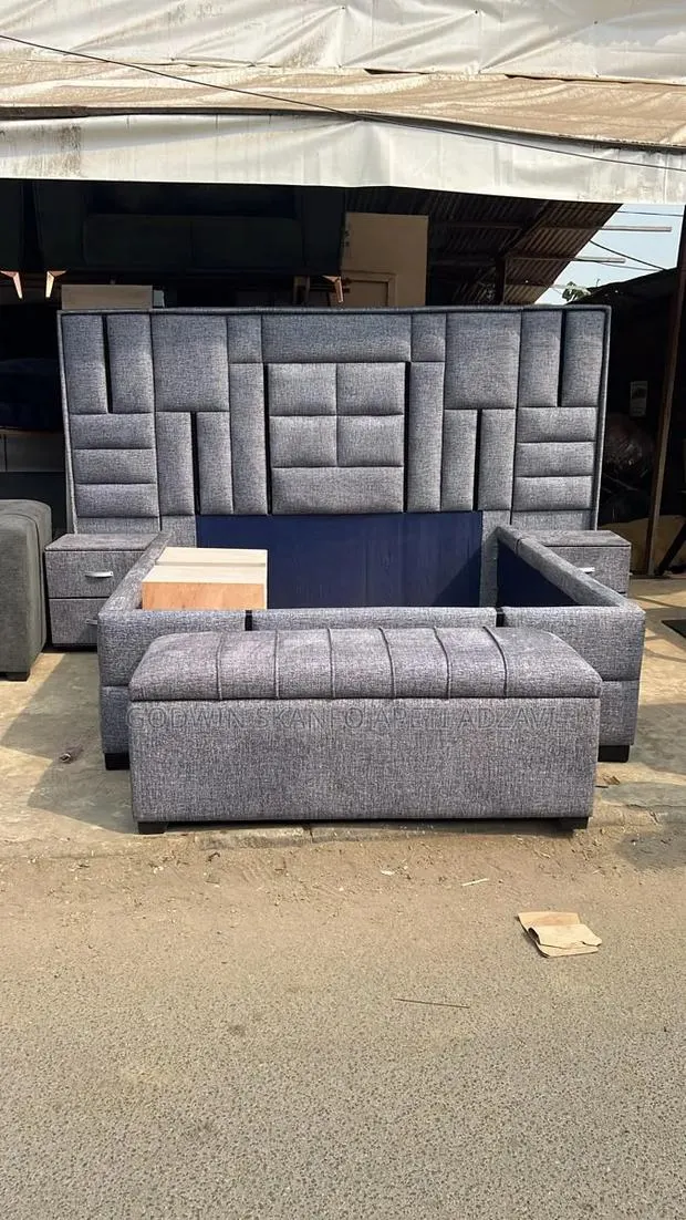 Double Bed Frame and Side Drawer or Ottoman Available · Photo 1