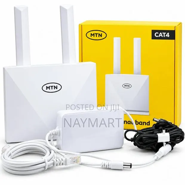 MTN Universal 4G Router + Backup Battery for MTN, Vodafone,Airtel · Photo 1