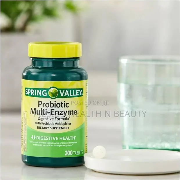 Spring Valley Probiotic Multi-Enzyme 200 Tablets · Photo 1