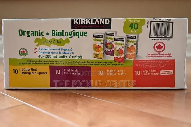 Kirkland Signature Organic Juice 40×200ml · Photo 1